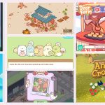 Collage of cozy games similar to Tsuki’s Odyssey